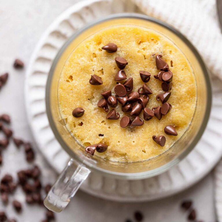 Cookie aux Pépites de Chocolat dans une Tasse