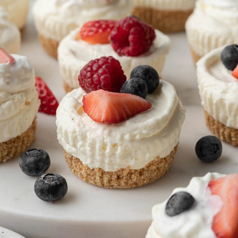 Mini Cheesecakes sans Cuisson – Vivre Bien, Cuire Souvent